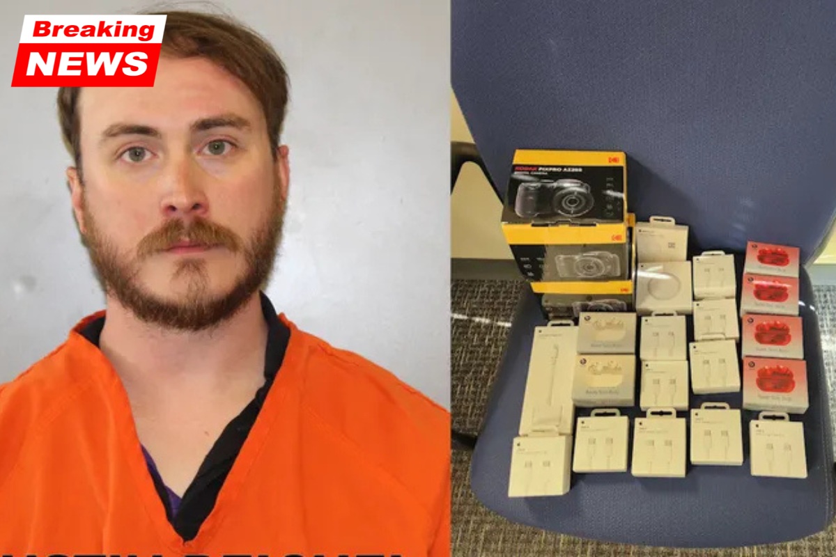 A FedEx driver is accused of stealing electronics worth $17,000 from Walmart