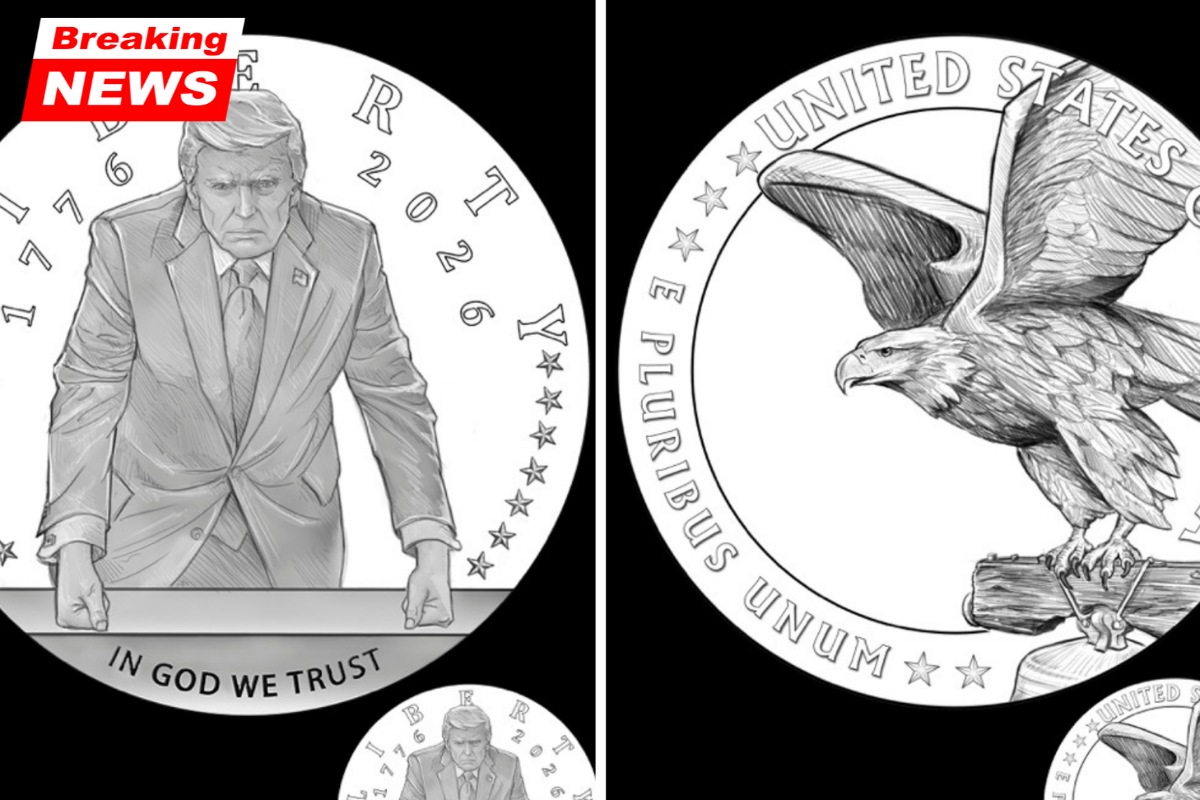 A commemorative gold coin design featuring Trump's image has been approved by a federal arts panel