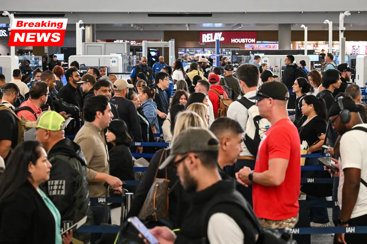 Unpaid TSA agents are not showing up for work, leaving travelers waiting for hours at airport security