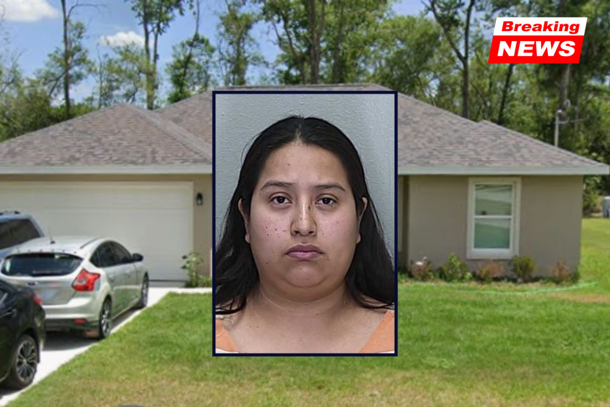 When the mother arrives to pick up the babysitter, she finds a crying infant with'red lines' the size of an adult hand, according to cops