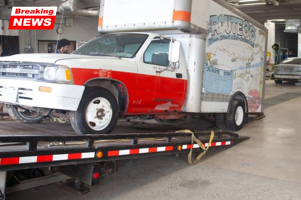Francis Tuttle students work to revitalize Bob Waldmire's Route 66 mural truck