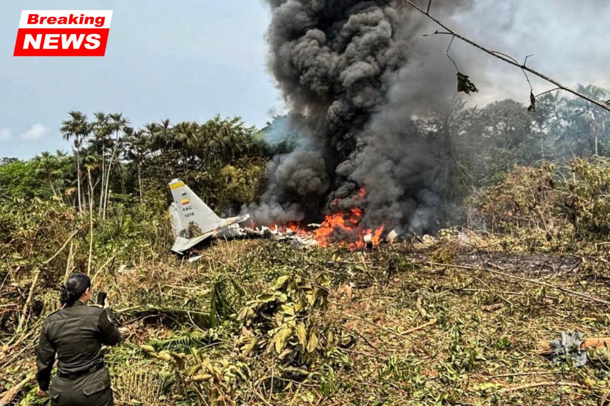 In Colombia, a military aircraft carrying 110 soldiers crashes