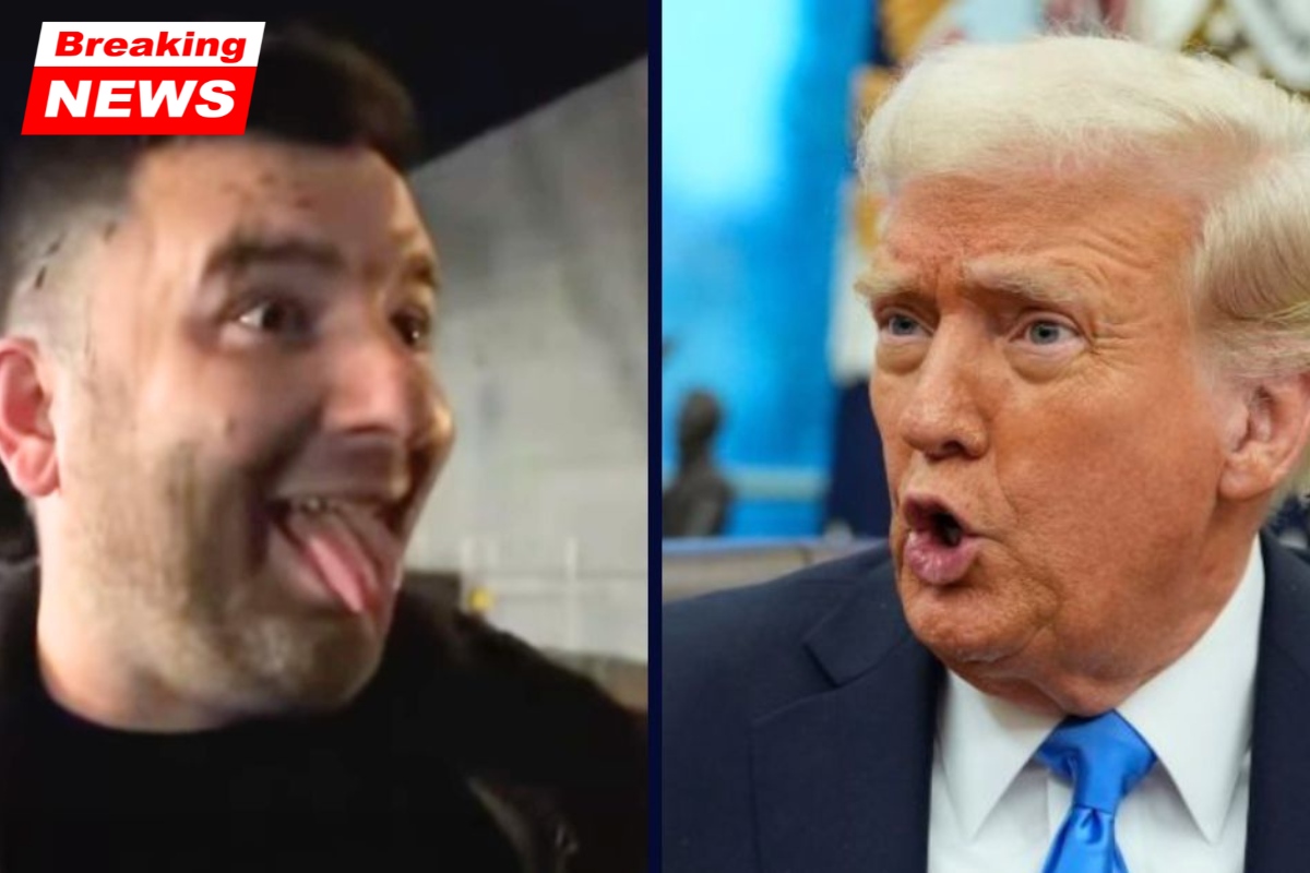 Moments after appearing in court, a military veteran accused of threatening to "mag dump" the president while hoarding weapons was arrested on new charges. "Wait till Trump is dead"