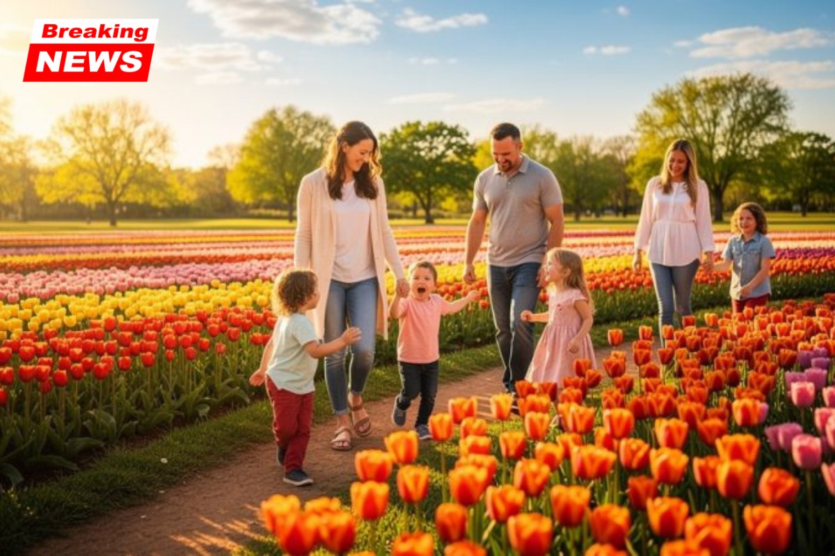 OKC Tulip Festival 2026, Myriad Botanical Gardens, Scissortail Park, Oklahoma City spring events, tulip festival OKC, family events Oklahoma