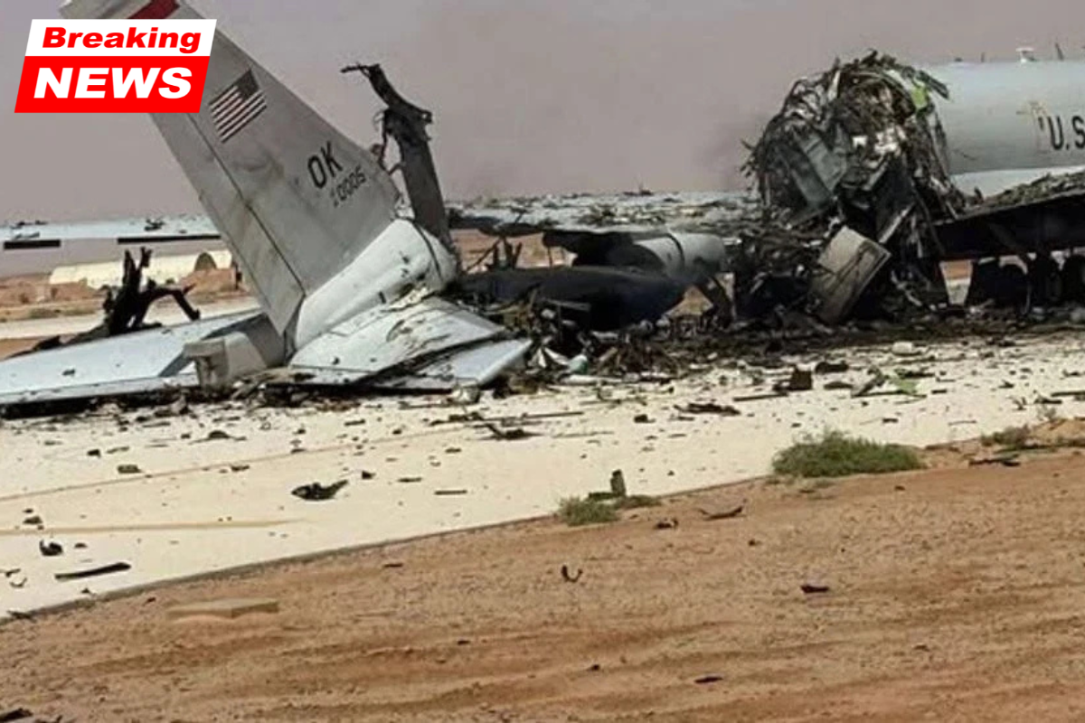 The Iranian strike damaged an E-3 Sentry AWACS from Tinker Air Force Base