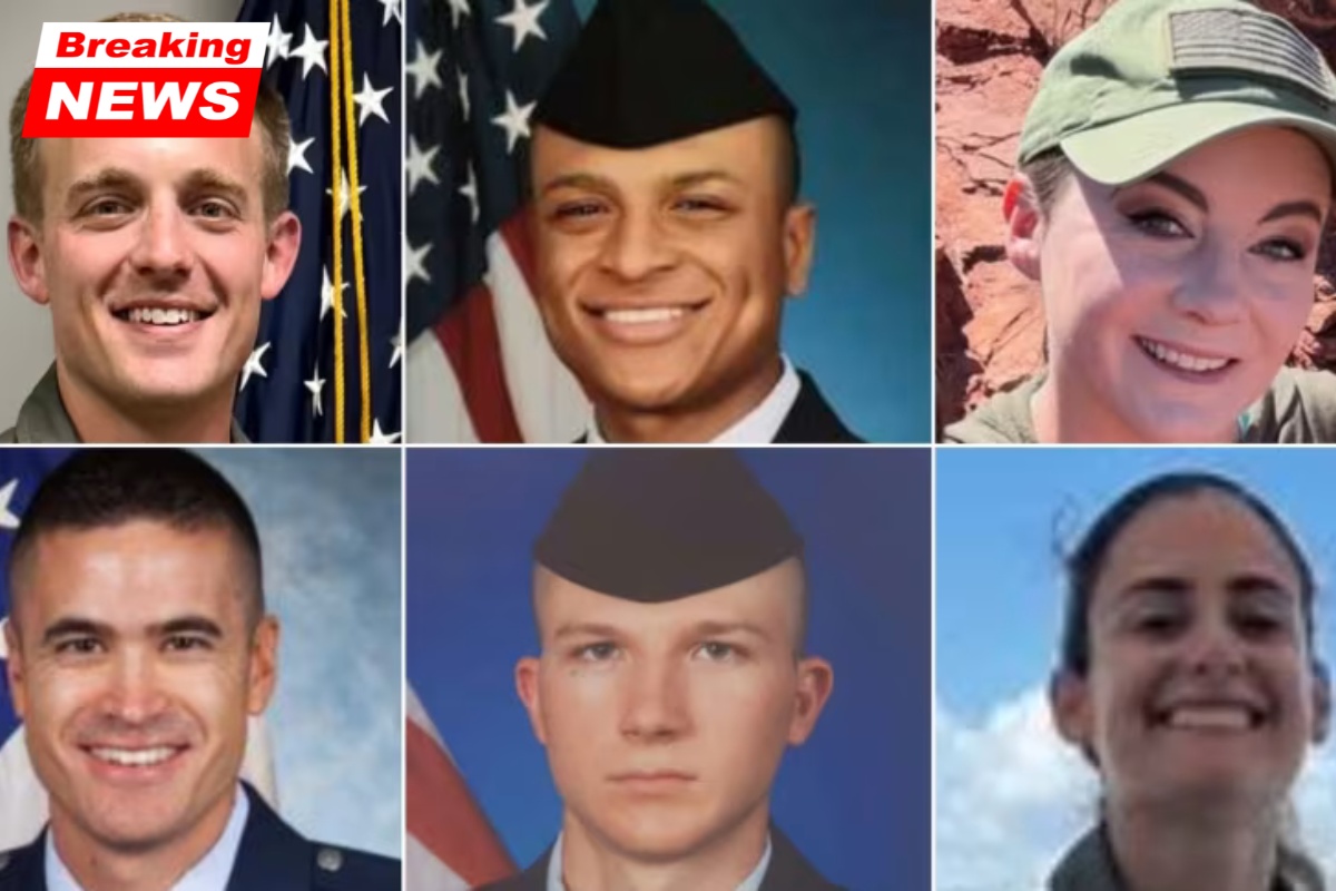 The Pentagon has identified six airmen killed in a plane crash in Iraq