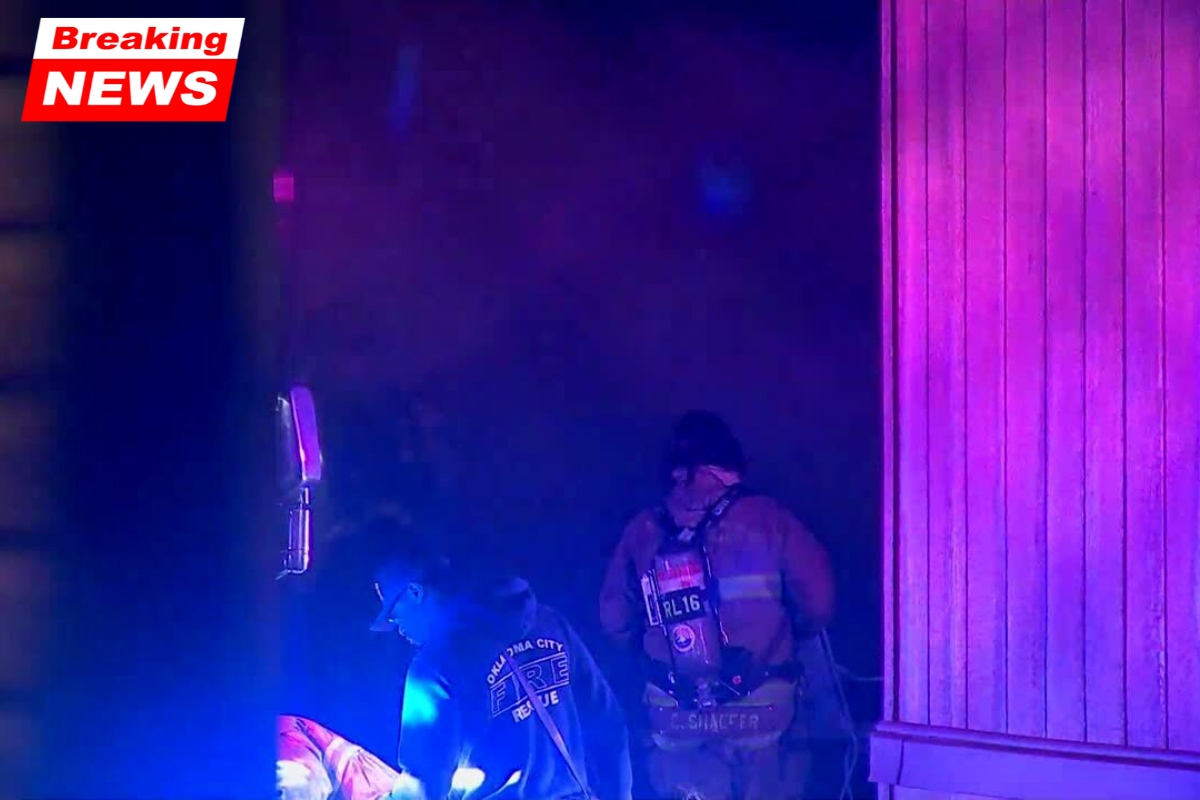 A woman in a house fire in southeast Oklahoma City sustains minor injuries