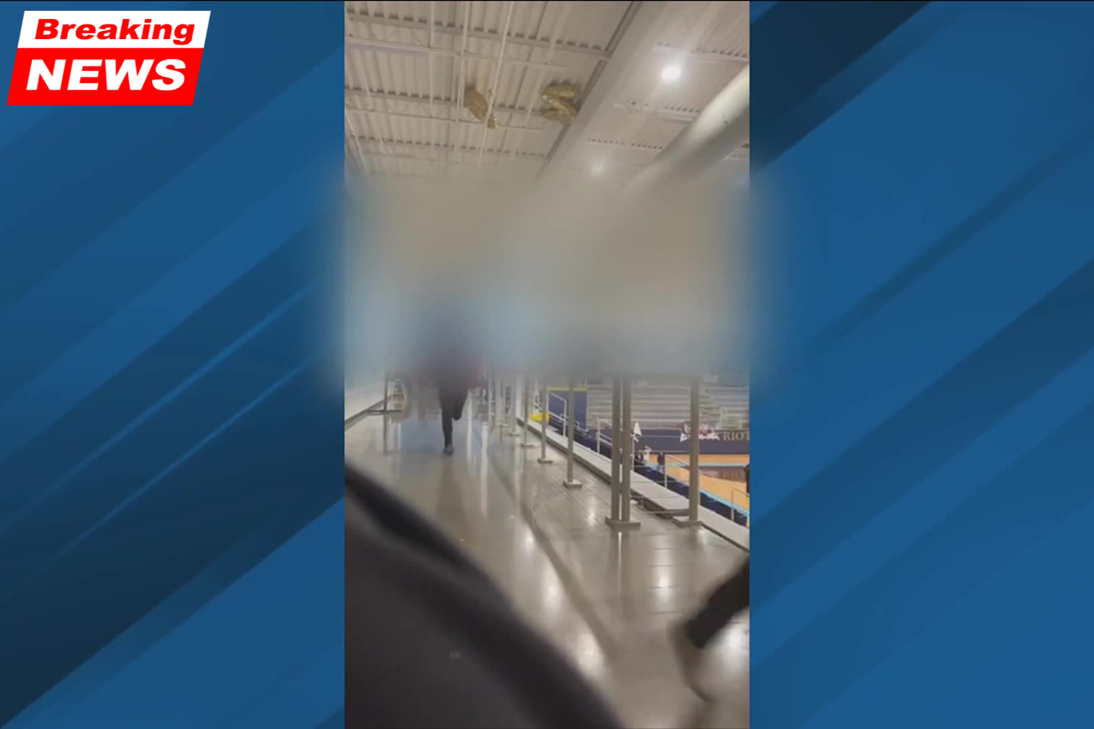 A 15-year-old is being held following a fight on Monday at Putnam City West High School, according to a new video