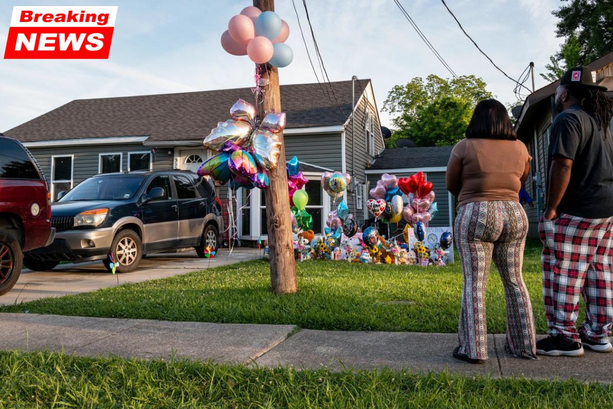 A bullet remains lodged in the face of the mother who lost three children in a shooting in Louisiana, according to a cousin
