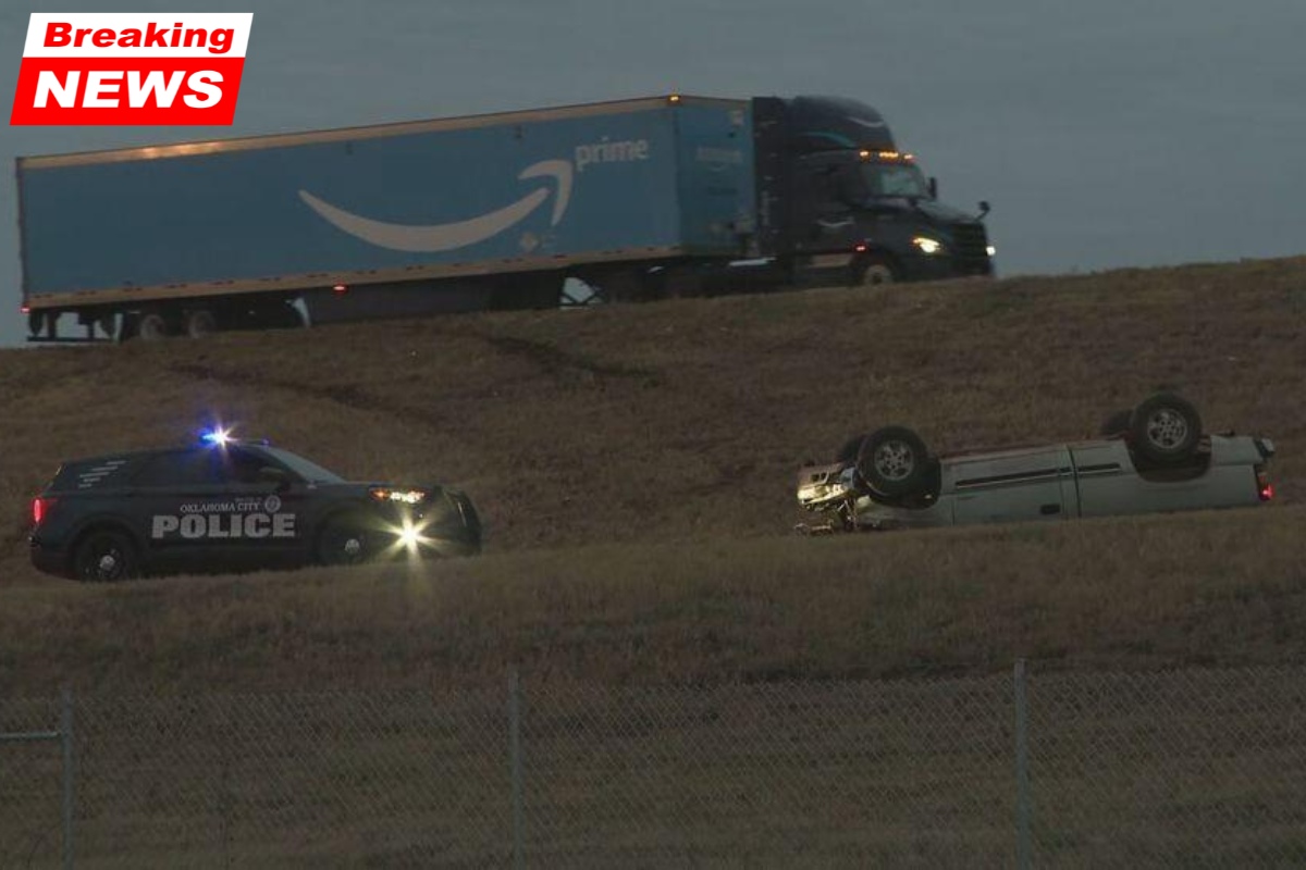 A rollover crash occurred near I-240 and May Avenue in Oklahoma City