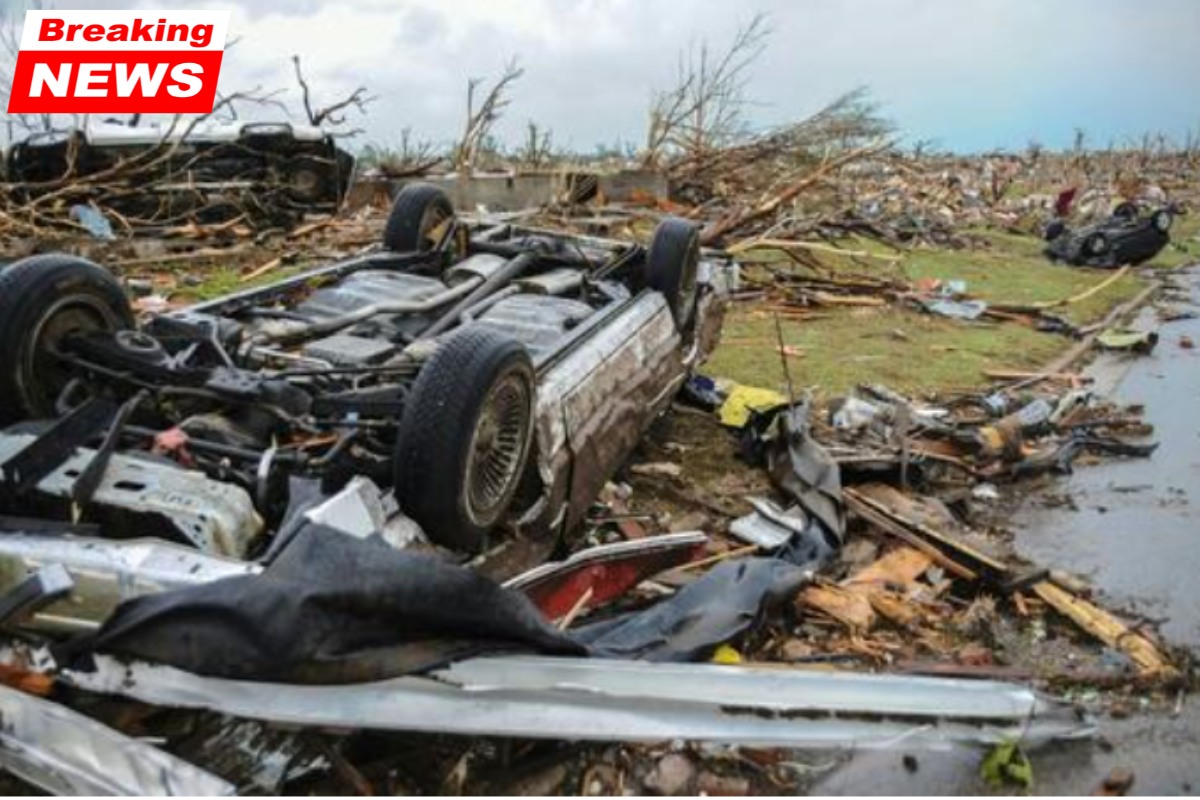 A tornado ripped through Enid, Oklahoma, leveling neighborhoods and rescuing residents from debris