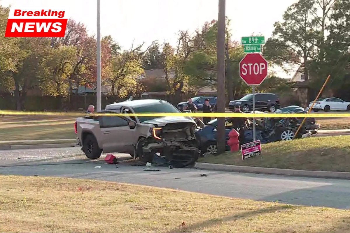 After a car accident in Oklahoma, one person died