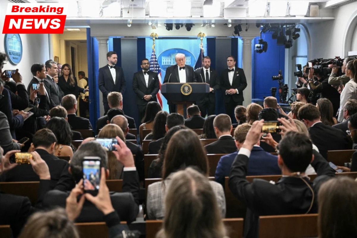 After the shooting at the White House Correspondents' Association Dinner, Donald Trump left the room