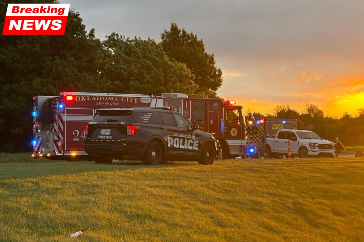 An investigation is ongoing after a motorcyclist was hospitalized in a crash in northwest Oklahoma City