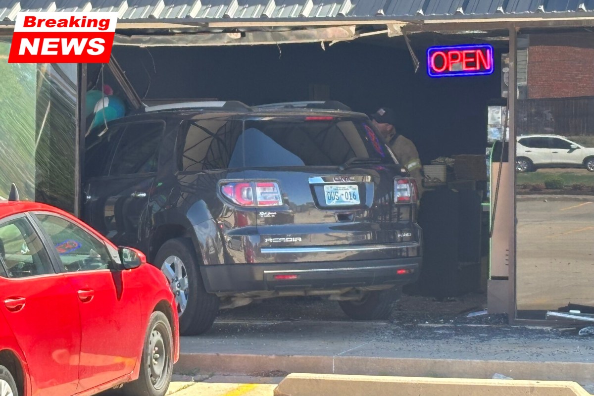 Children and a woman are hurt when a Yukon car collides with a building