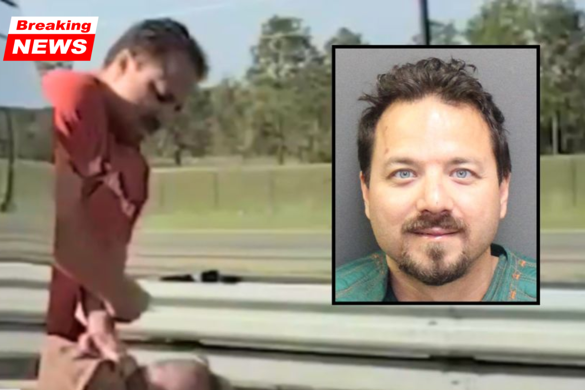 'Fought with everything I had': Motorist assaults good Samaritan on highway who stopped to help after smash with guardrail, cops say