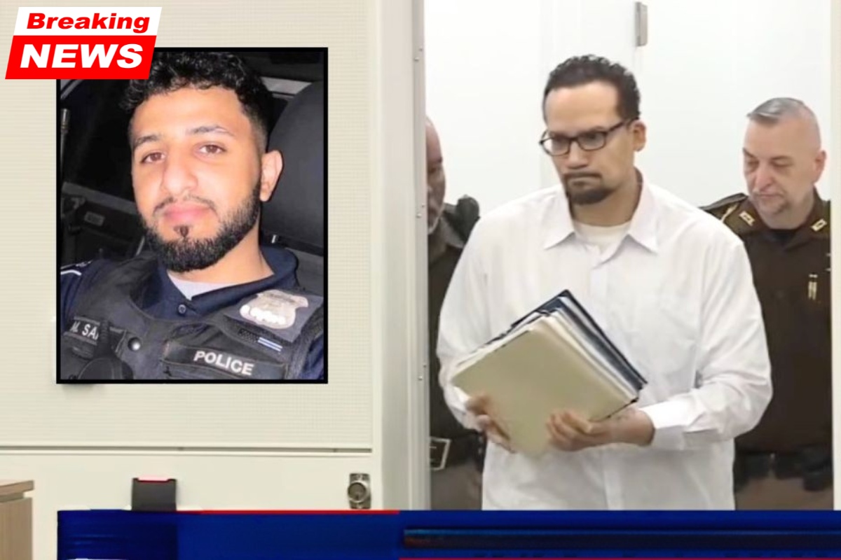Doesn't care about my life: A man charged with killing a police officer is barred from the courtroom after he yells at his lawyer