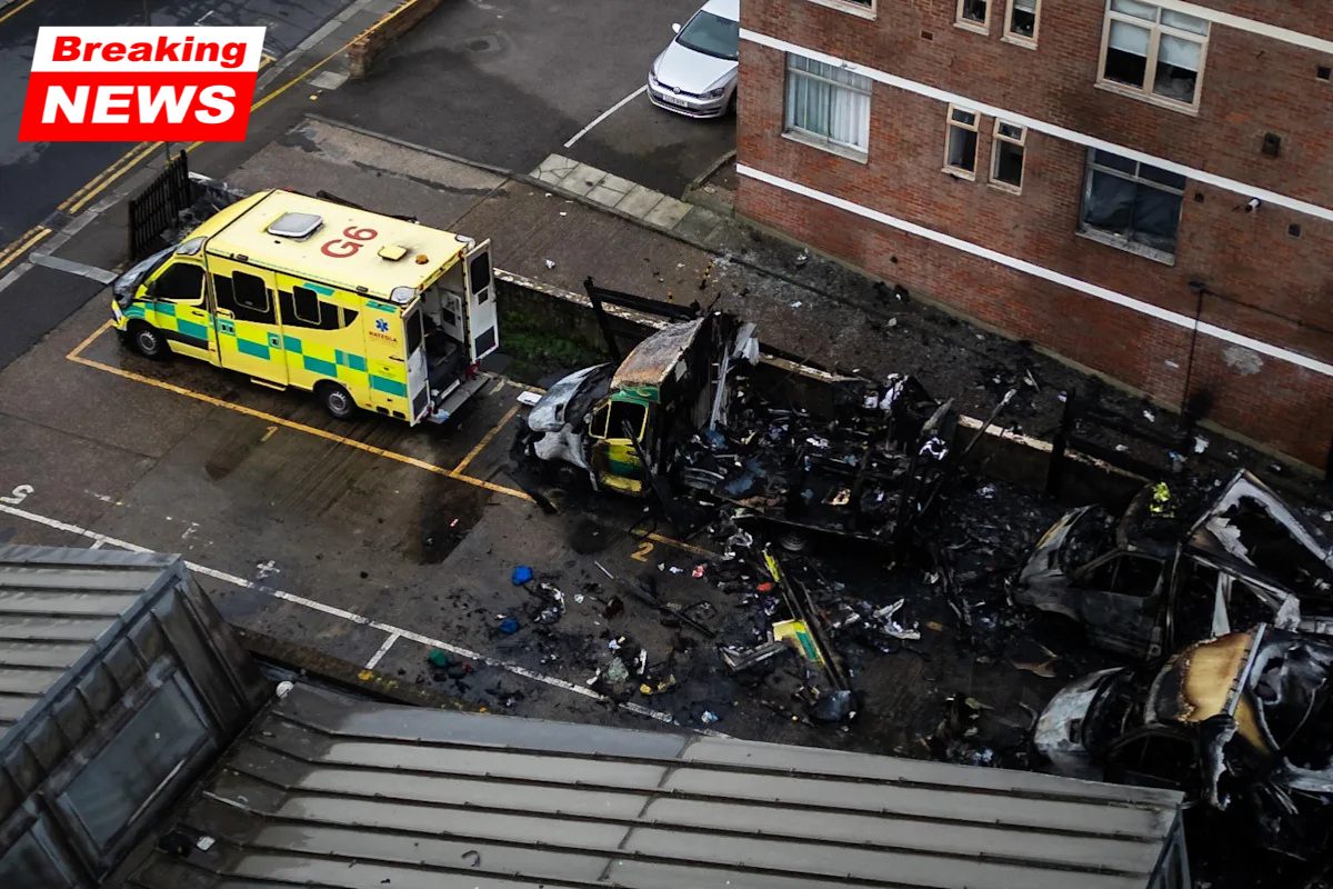 Due to a Jewish charity ambulance attack, two men and a teen are detained in the United Kingdom