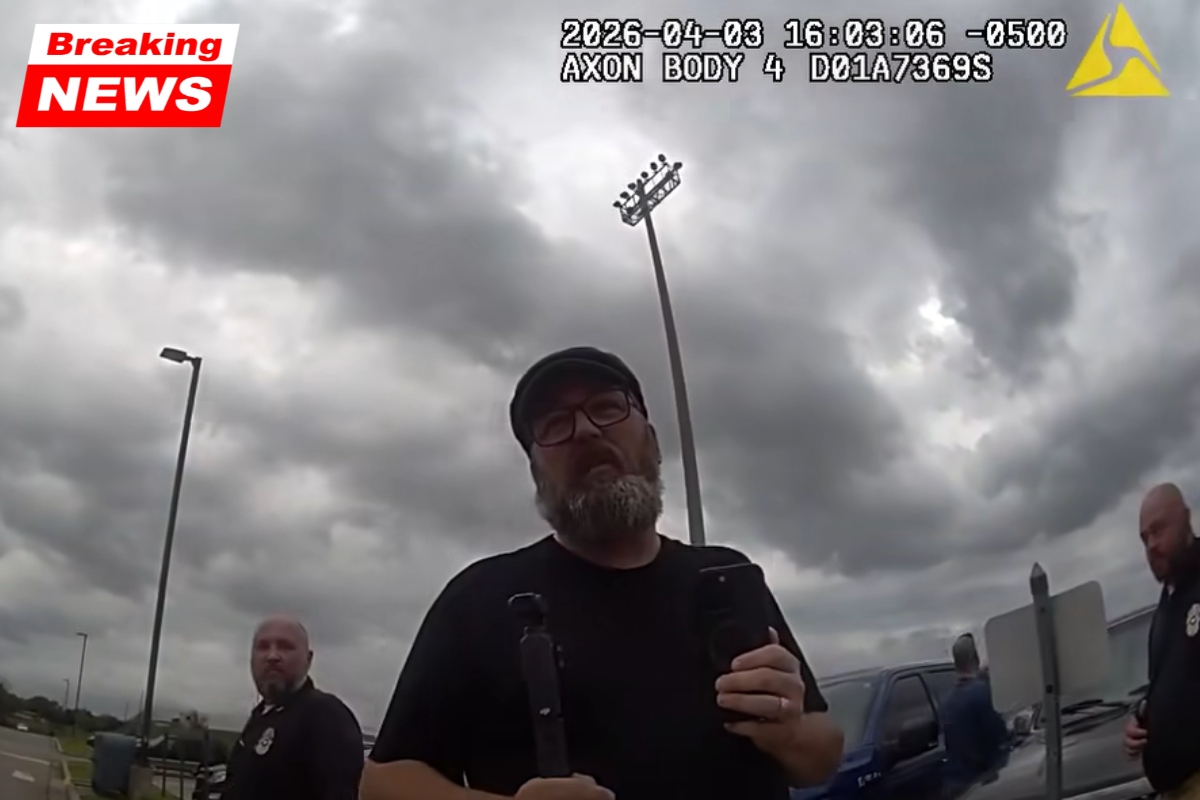 During a "First Amendment audit" at an Okla. facility, BWC depicts a corrections officer encountering racist remarks