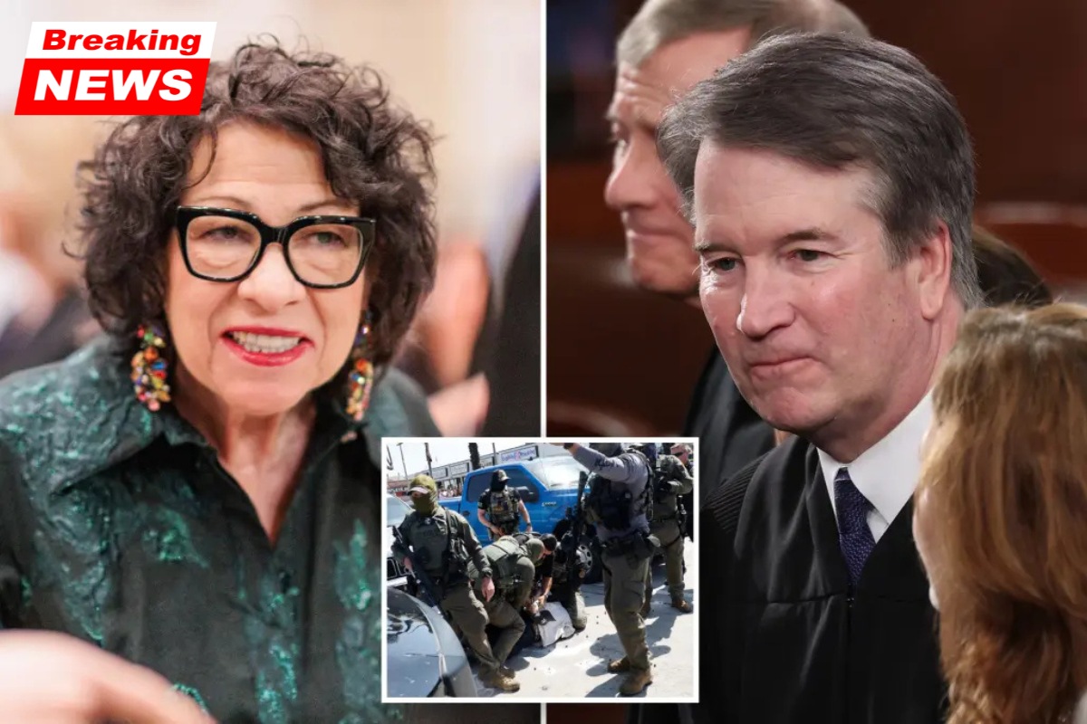 Justice Sonia Sotomayor of the Supreme Court asserts that colleague Brett Kavanaugh's prep school background influences his opinions regarding ICE raids