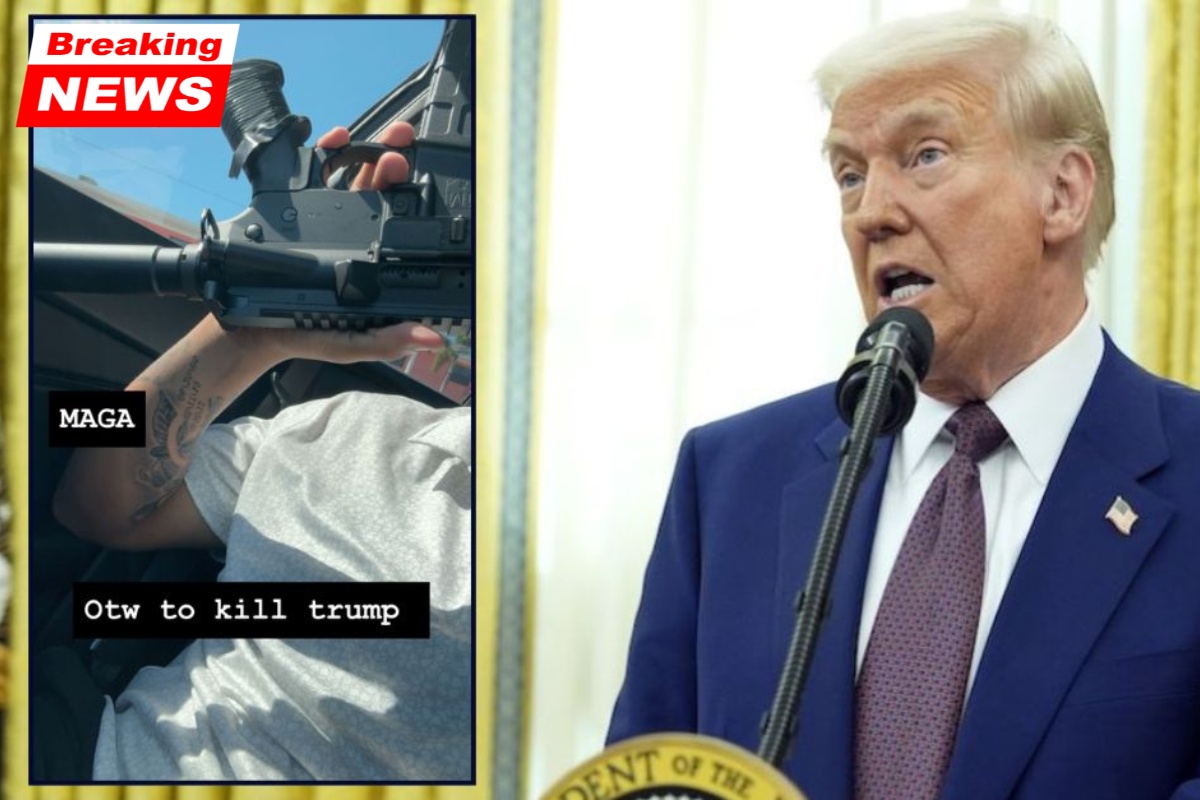 'Otw to kill Trump': According to the feds, a man declared he was on his way to kill the president