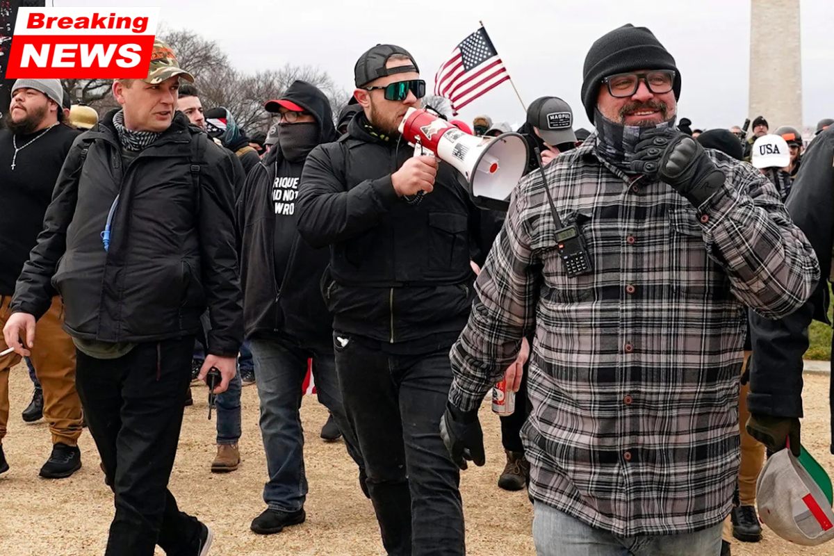 The Department of Justice moves to dismiss January 6 convictions against 12 former Proud Boys and Oath Keepers