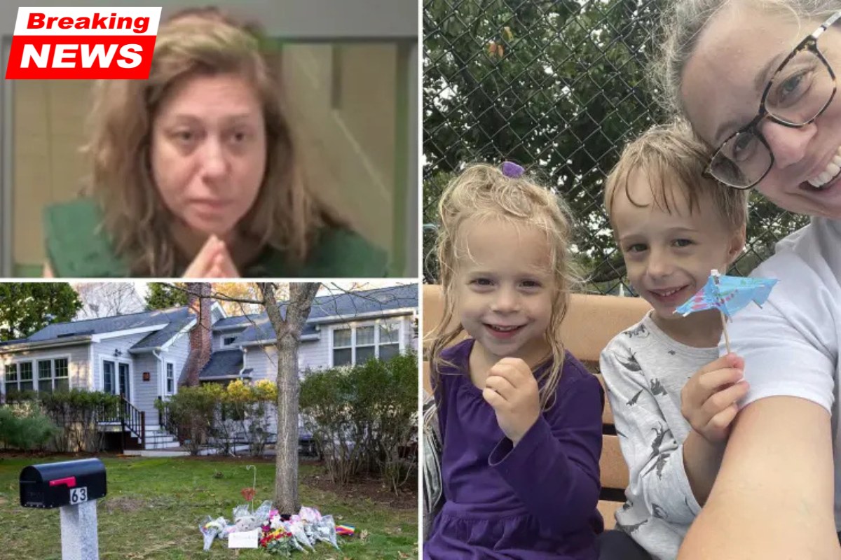 The chilling audio captured the moment police discovered the bodies of children allegedly strangled by their acupuncturist mother in Mass. AT home