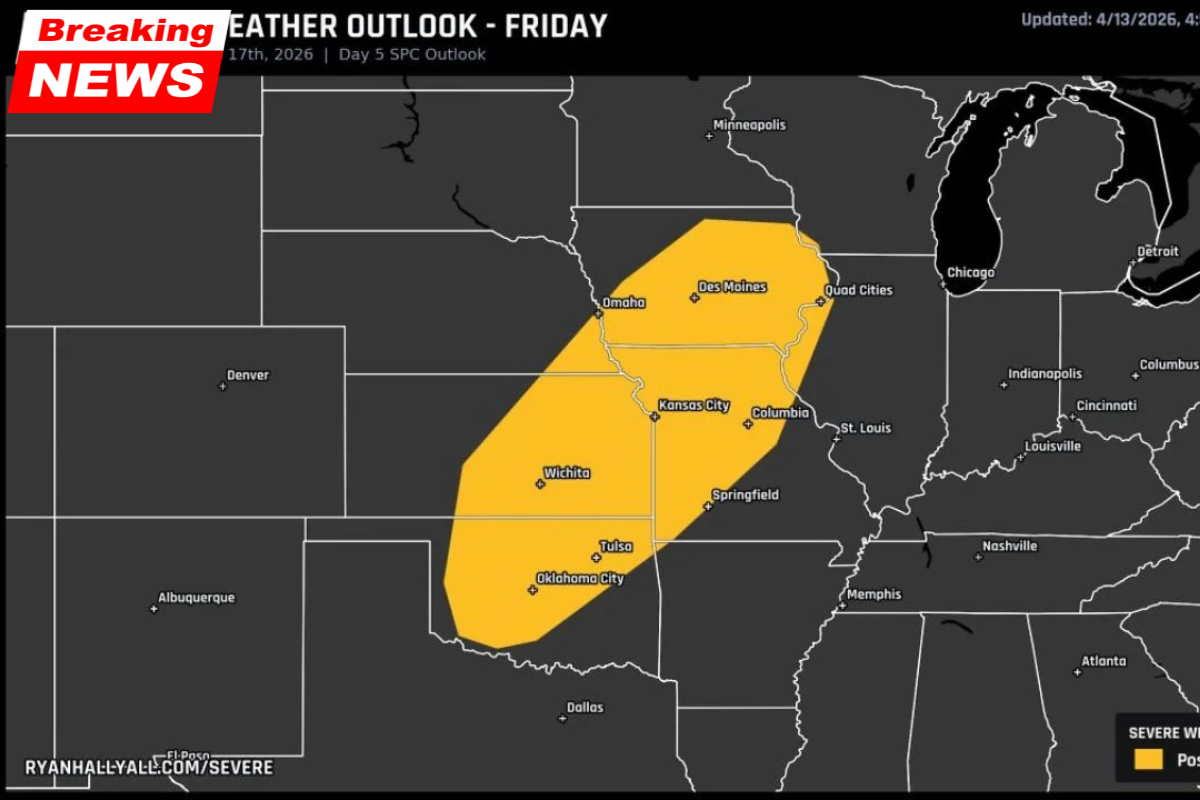 The severe weather pattern is not yet finished: a whole new storm system has already appeared in the forecasts for Friday, targeting Oklahoma City, Wichita, Kansas City, and the Central Plains all over again
