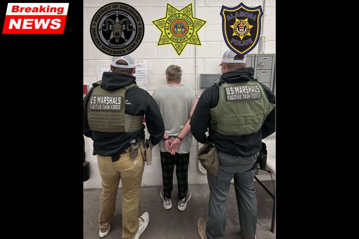 A murder suspect from Oklahoma is detained by US Marshals in Alamosa