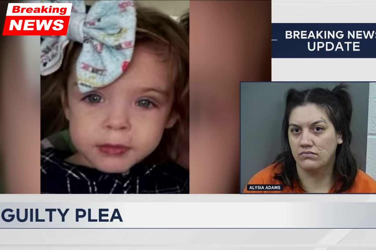 A plea agreement is reached by Alysia Adams regarding the death of Athena Brownfield, age 4