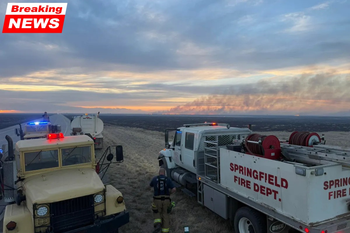 After an Oklahoma wildfire spreads into southeast Colorado, the town of Campo is no longer required to evacuate