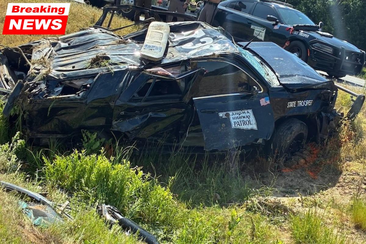An Oklahoma Highway Patrol unit was struck during an emergency response when the vehicle transformed into a private drive. The trooper was airlifted to the hospital due to injuries sustained in the crash