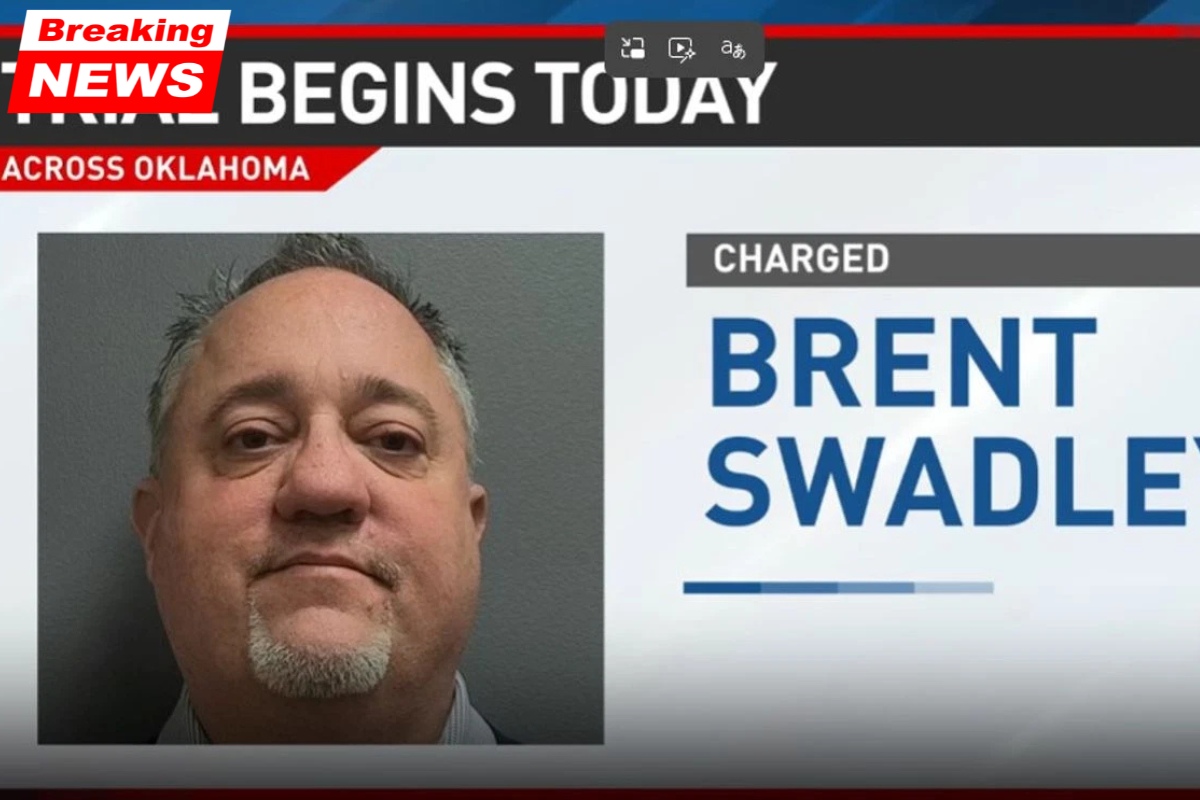 Brent Swadley is on trial for allegedly defrauding an Oklahoma agency