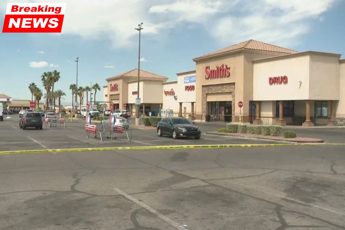 Bystanders assist in apprehending the suspect after two people are killed at a grocery store in Las Vegas