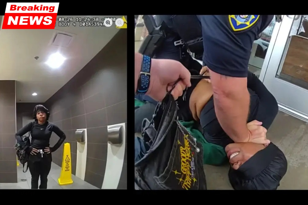 "Choked, Dragged, and Hogtied": A Texas police officer was charged after a video showed him abusing a college student who had spent too much time in the McDonald's restroom