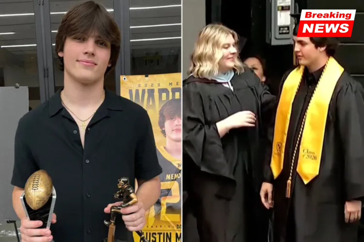 Twin brother of teenager killed at track meet accepts posthumous diploma days before the murder trial of another student