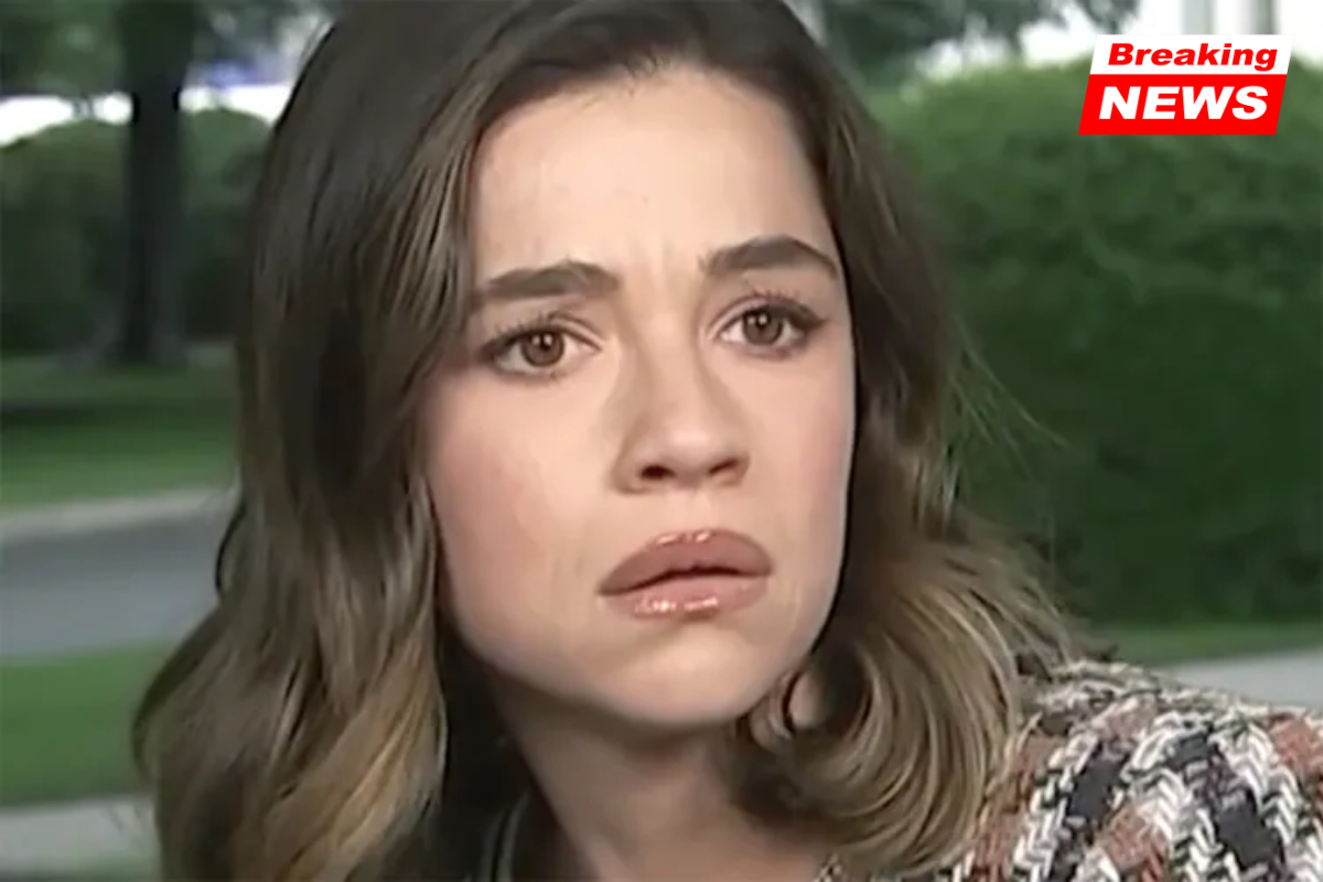 The shock reaction of a news reporter to the White House shooting incident was captured on video in real time