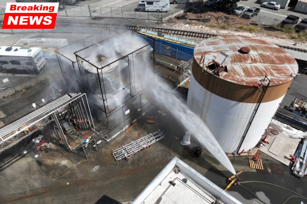 Due to a tank carrying a hazardous chemical that could explode, 40,000 people in Southern California are under evacuation orders