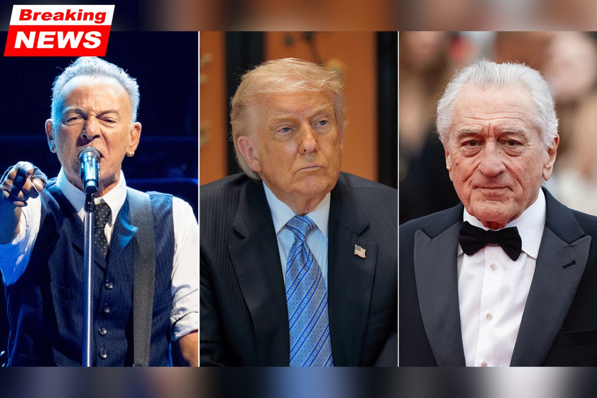 During Colbert's farewell week, the White House retaliates after Bruce Springsteen and Robert De Niro make fun of Trump