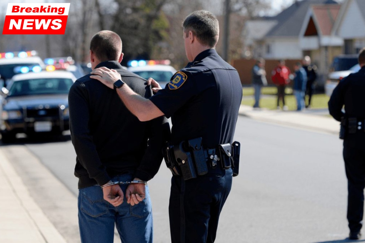 Police say a man was detained following a deadly shooting in a Mustang
