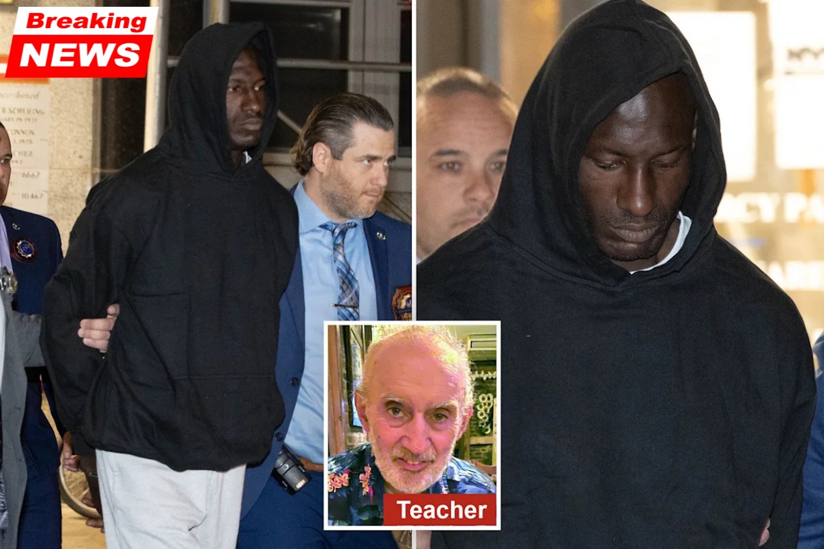 Police say a maniac was released from a mental health facility just hours before he killed an elderly teacher by pushing him in the subway
