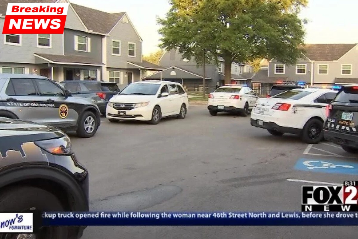 TPD detains a suspect in a deadly shooting at an apartment building in north Tulsa on Tuesday morning