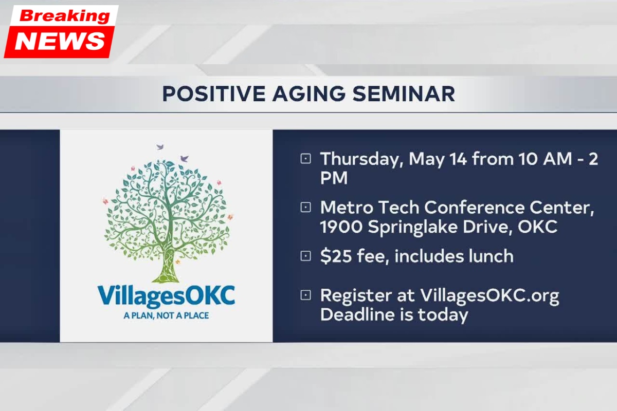 The Positive Aging Seminar in Oklahoma City focuses on energy, movement, and healthy living for older people